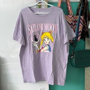 NWOT Sailor Moon Graphic T-Shirt in Lavender